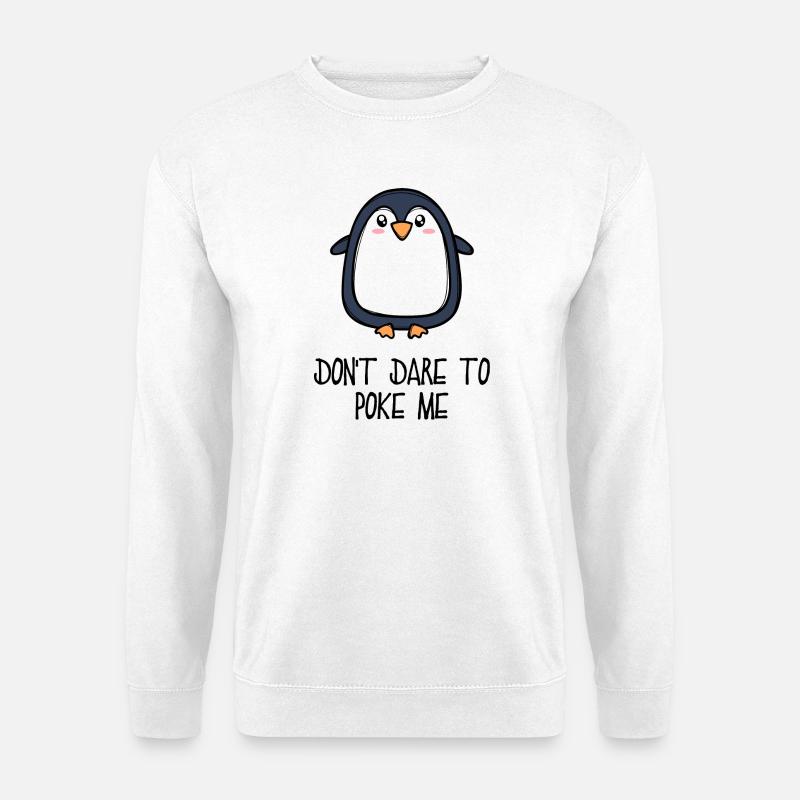 Cool Tier Vogel Statement Pinguin Südpol - Unisex Pullover - Weiß
