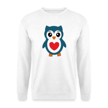 Owl Blue Owl - Unisex Sweatshirt - white - Front