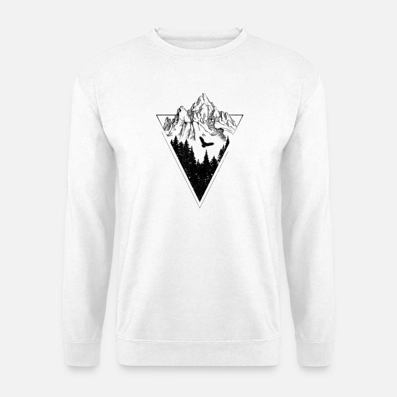 Berg - Unisex Pullover - Weiß