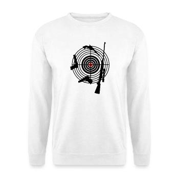 Logo des Schützenvereins - Unisex Pullover - Weiß - Vorne