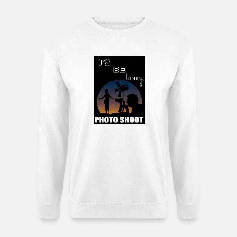 I will be SHOOTING - Unisex Sweatshirt - white