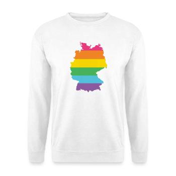 LGBTQ Deutschland - Unisex Pullover - Weiß - Vorne
