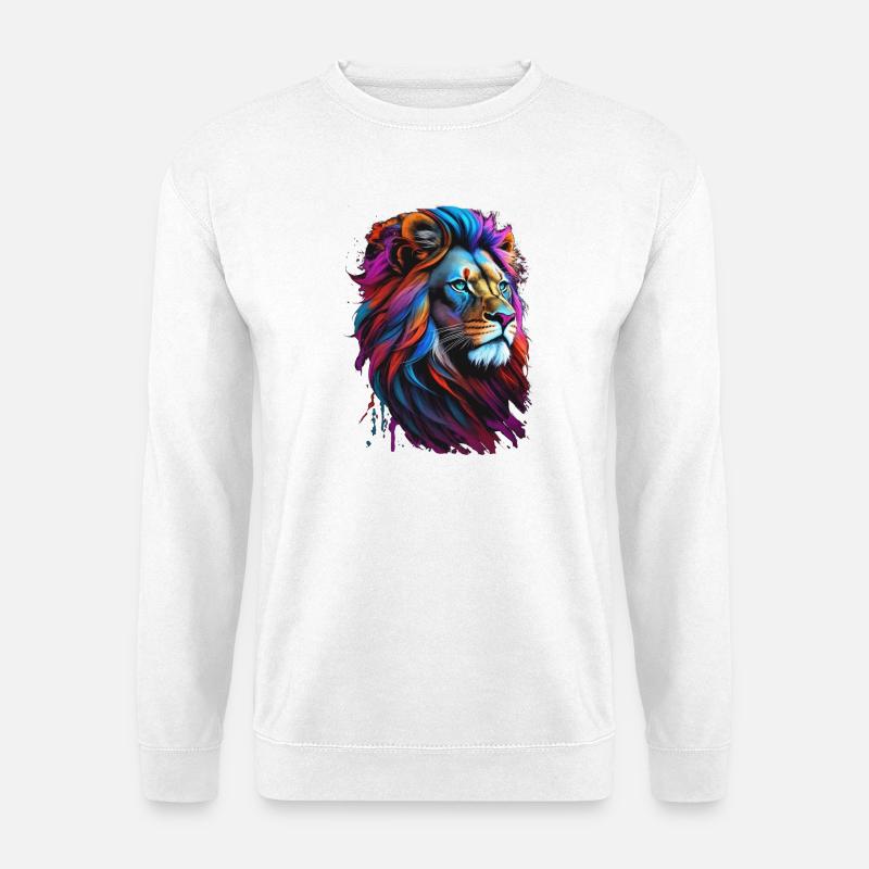Lion - Unisex Sweatshirt - white