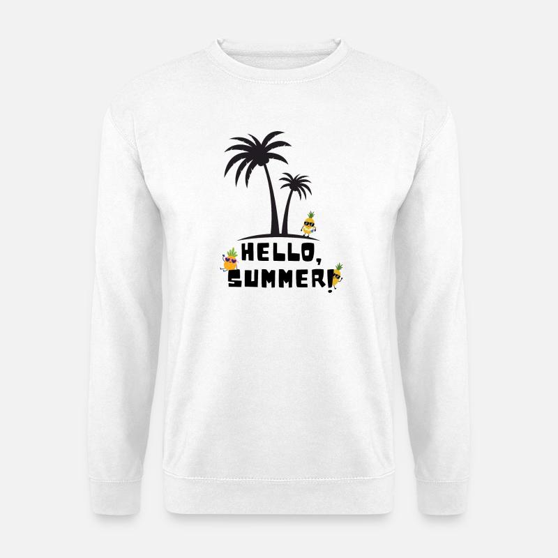 Hello summer - Unisex Sweatshirt - white