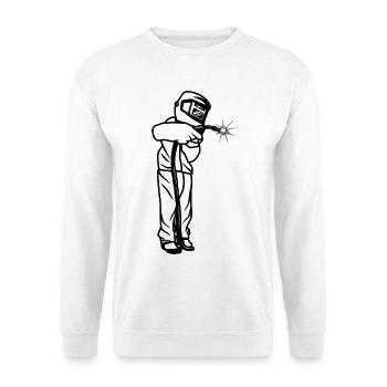Schweißer Junge - Unisex Pullover - Weiß - Vorne