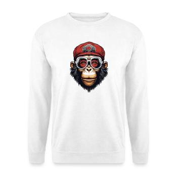 Cool Monkey - Unisex Sweatshirt - white - Front