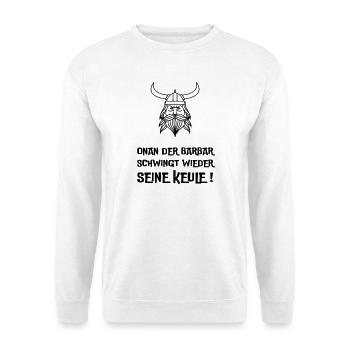 Onan der Barbar - Unisex Pullover - Weiß - Vorne