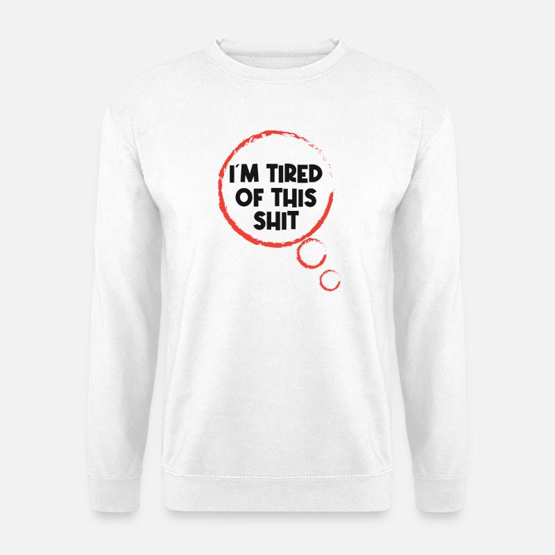 Gleichgültig Statement Ist Mir Egal - Unisex Pullover - Weiß