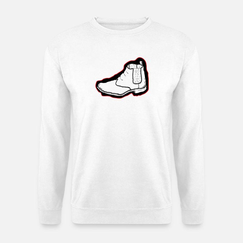 Sketchart Laufschuh Design - Unisex Pullover - Weiß