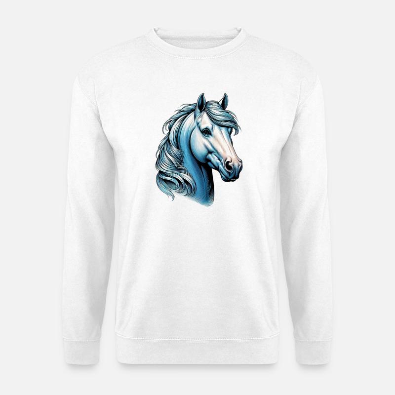 Horse - Unisex Sweatshirt - white
