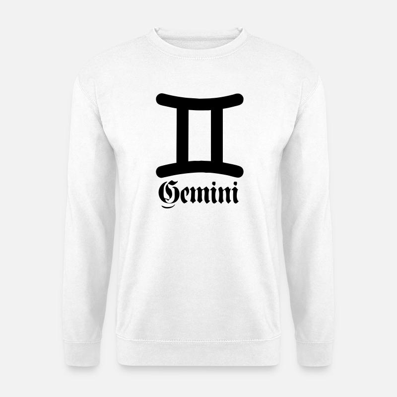 Gemini twins - Unisex Sweatshirt - white
