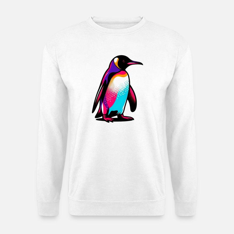 Penguin - Unisex Sweatshirt - white