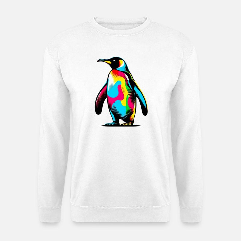 Penguin - Unisex Sweatshirt - white