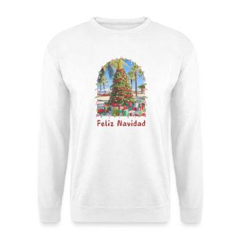 Feliz Navidad - spanische Weihnachten - Unisex Pullover - Weiß - Vorne