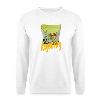 Haidplatz Regensburg - Unisex Pullover - Weiß - Vorne