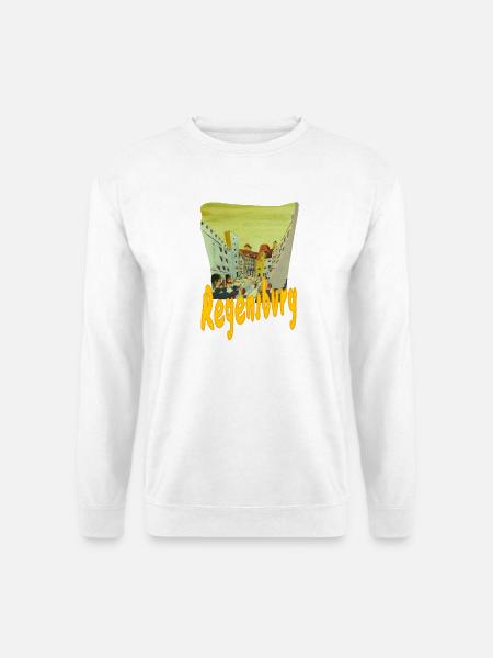 Haidplatz Regensburg - Unisex Pullover - Weiß