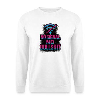 Offline Warrior - Unisex Pullover - Weiß - Vorne