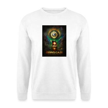 Le regard d’Odin – L’œil qui voit tout - Sweat-shirt Unisexe - blanc - Devant