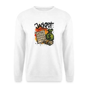 Graffiti Art Jackpot Lottery - Unisex Sweatshirt - white - Front