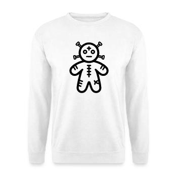 Voodoo-Puppe - Unisex Pullover - Weiß - Vorne