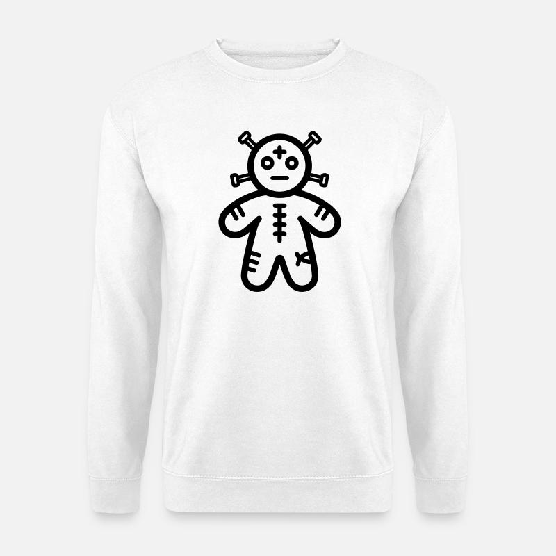 Voodoo-Puppe - Unisex Pullover - Weiß