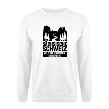 Saxon Switzerland - Unisex Sweatshirt - white - Front