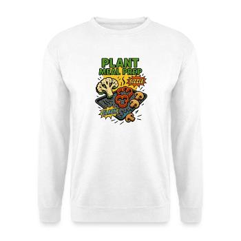 PLANT MEAL PREP - Unisex Sweatshirt - white - Front