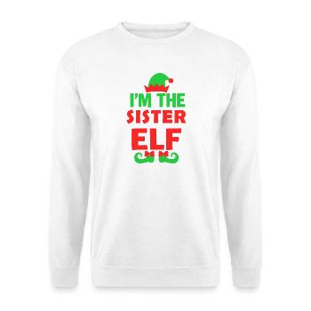 Ich bin die Schwester Elf - Unisex Pullover - Weiß - Vorne