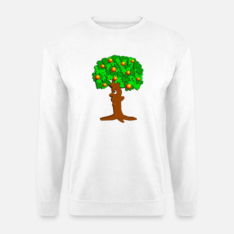 apple tree - Unisex Sweatshirt - white