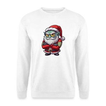 Grumpy Goblin Santa - Unisex Sweatshirt - white - Front