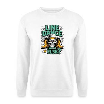 Danse en ligne, quoi d’autre ? - Sweat-shirt Unisexe - blanc - Devant