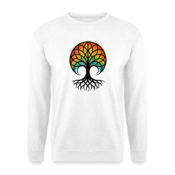 Arbre de Vie - Gaïa - Nature - Sweat-shirt Unisexe - blanc - Devant