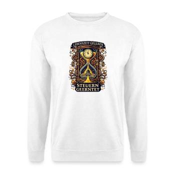 Lebenszeit Gegeben Steuern Geerntet - Unisex Pullover - Weiß - Vorne