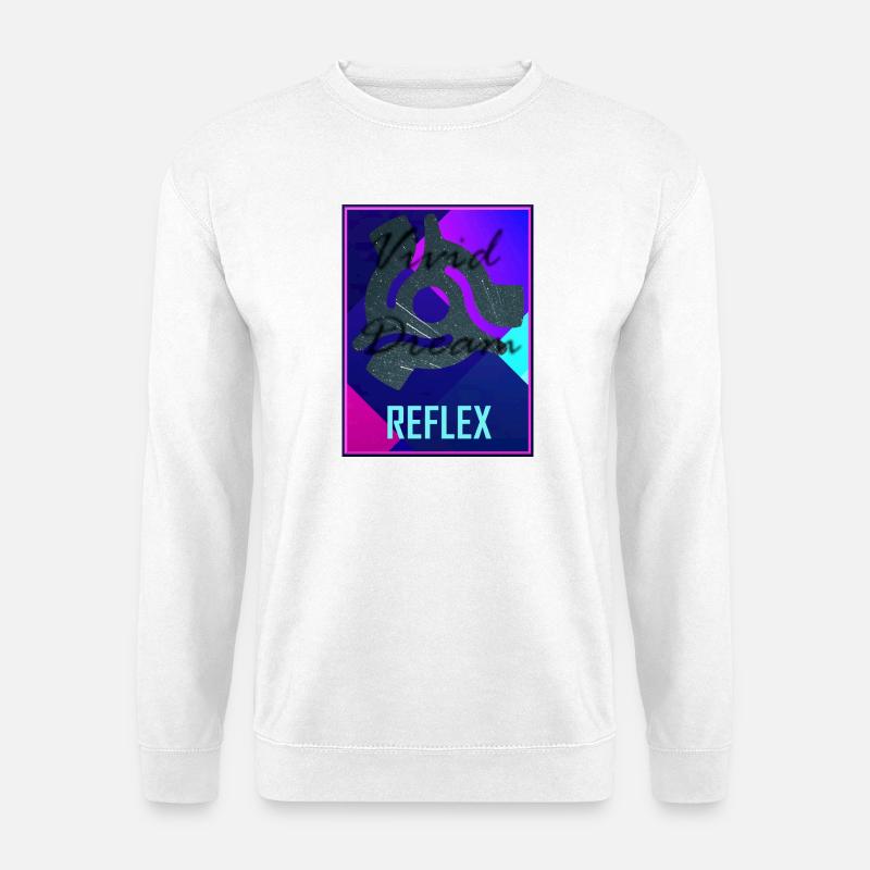Reflex von Vivid Dream - Unisex Pullover - Weiß