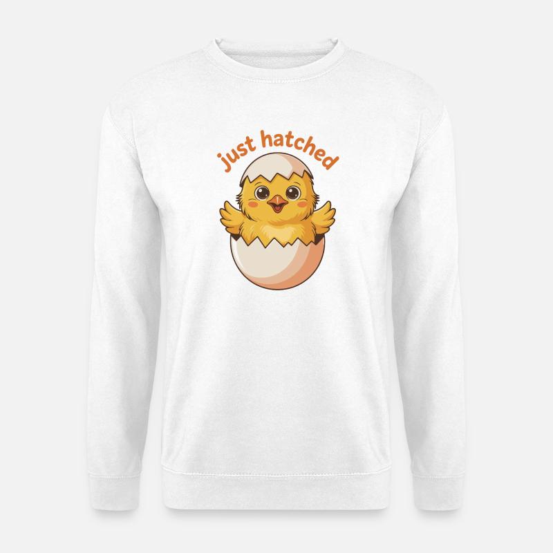 Freshly hatched chick - Unisex Sweatshirt - white