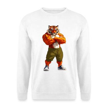 Tigre Animal Sport - Sweat-shirt Unisexe - blanc - Devant