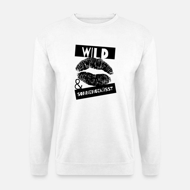 Wild Sonnengeküsst - Unisex Pullover - Weiß