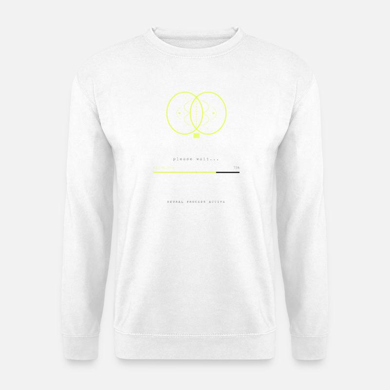 BRAIN.EXE IS LOADING - Unisex Sweatshirt - white