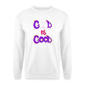 Good_is_good - Sweat-shirt Unisexe - blanc - Devant