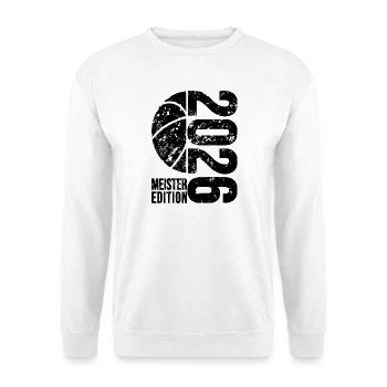 Basketball Meister Edition 2026 in schwarz - Unisex Pullover - Weiß - Vorne