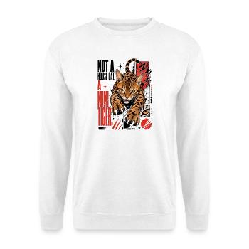 Not a House Cat, A small Tiger – Predator Bengal - Unisex Sweatshirt - white - Front