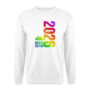 Volleyball Master Shirt 2026, rainbow bag - Unisex Sweatshirt - white - Front