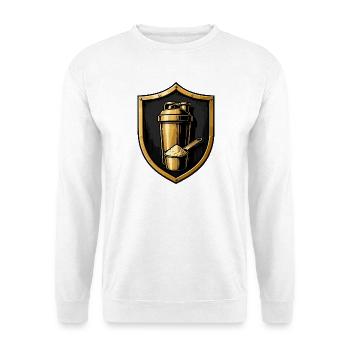 Bouclier du Saltelaire d’Or - Sweat-shirt Unisexe - blanc - Devant