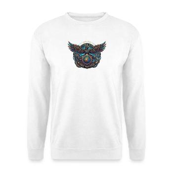 Aigle Éternel Engrenage - Sweat-shirt Unisexe - blanc - Devant