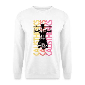 Calisthenics - Unisex Pullover - Weiß - Vorne - Alina (178cm) & Michal (187cm)