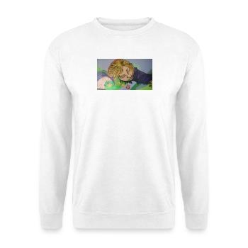 Träumendes Mädchen - Unisex Pullover - Weiß - Vorne