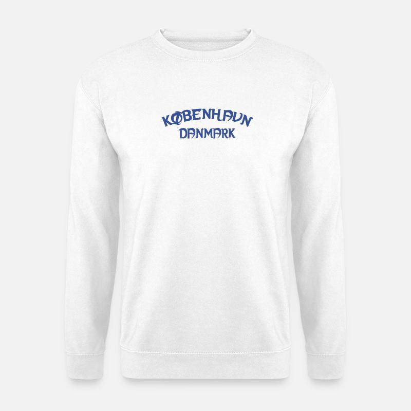 Kopenhagen für immer, Dänemark - Unisex Pullover - Weiß