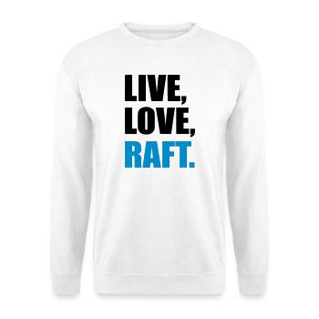 Rafting - Unisex Pullover - Weiß - Vorne