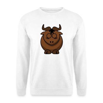 Braunbock Face Design - Unisex Sweatshirt - white - Front