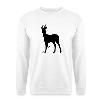 Rehbock - Unisex Pullover - Weiß - Vorne